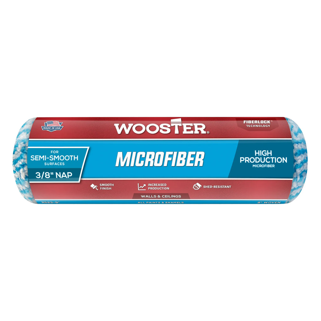 Wooster Microfibre 9" (230 mm) – Manchon peinture – fibres 10 mm (3/8")