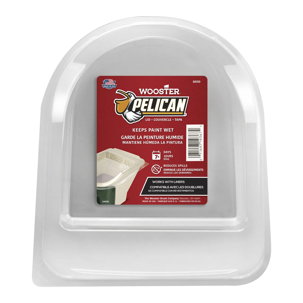 Couvercle pour seau de peinture Wooster Pelican permettant une fermeture sécurisée